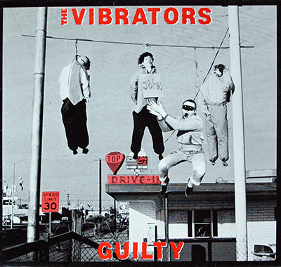 THE VIBRATORS - Guilty  album front cover vinyl record